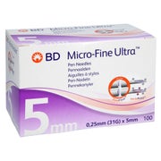 Bd Micro-fine Ultra Pen-nadeln 0,25x5 Mm 31 G 100 St