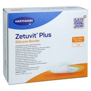 Zetuvit Plus Silicone Border Steril 10x10 Cm 10 St