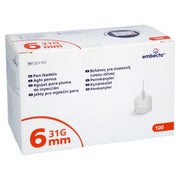 Embecta Thin Wall Pen-nadeln 31 G 0,25x6 Mm 100 St